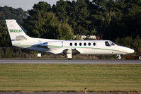 N600AT @ ORF - B & B Aviation LLC 1987 Cessna 550 Citation II N600AT starting takeoff roll on RWY 23 enroute to Port Columbus Int'l (KCMH). - by Dean Heald