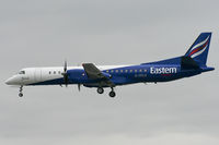 G-CFLU @ EGCC - Arriving in the gloom. - by MikeP