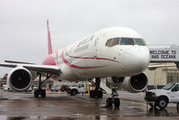 N610DL @ NTU - Delta Airlines N610DL in the Susan G Komen Breast Cancer Awareness scheme was here at Oceana NAS in coincidence with the breast cancer fund raising activities occurring over the weekend in Virginia Beach. - by Dean Heald