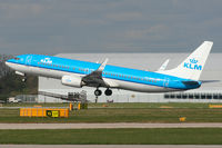 PH-BXK @ EGCC - Departing back to Schiphol. - by MikeP