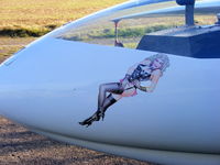 G-BEBG @ X3HH - nice nose art - by Chris Hall