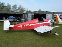 G-AXKJ - Jodel D.9 at Hinton-in-the-Hedges airfield