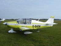 G-BAEM @ EGBT - Robin DR400 at Turweston airfield - by Simon Palmer