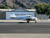 N2291P @ SZP - 1957 Piper PA-23 150 APACHE, two Lycoming O-320s, 150 Hp each, takeoff roll Rwy 22 - by Doug Robertson
