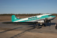 C-FLFR @ CYHY - Buffalo Airways DC3