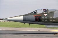 MM6804 @ EGXW - Aeritalia F-104S-ASA Starfighter from 36 Stormo based at Gioia del Colle and seen here at RAF Waddington's Photocall 1990. - by Malcolm Clarke