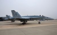 163485 @ KMAF - VFA-106 Gladiators Hornet on the static ramp during CAF Airsho 09. - by TorchBCT