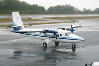 N46RF @ HKY - Rainy day at Hickory and this DHC-6 stopped by with gyro problems. - by Bradley Bormuth
