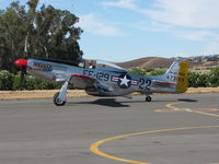 N151SE @ VCB - 1944 North American/aero Classics P-51D taxiing @ Gathering of Mustangs event - by Steve Nation