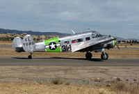 N314WN @ VCB - Vintage Aircraft (Stockton, CA) 1952 Beech C-45H as Marines El Toro-314 @ Gathering of Mustangs event - by Steve Nation