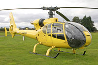HA-LFH @ EGBR - Aerospatiale SA-342J Gazelle at Real Aeroplane Company's Helicopter Fly-In, Breighton Airfield, September 2009. - by Malcolm Clarke