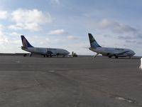 C-FNVK @ CYRT - C-FNVK and C-GNDC at Rankin Inlet, NU  2009oct14 - by Philippesdad