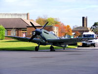 G-KASX @ EGOS - wearing its former Royal Navy ID SX336 and codes VL/105 - by Chris Hall