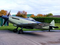 G-KASX @ EGOS - wearing its former Royal Navy ID SX336 and codes VL/105 - by Chris Hall