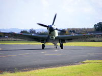 G-KASX @ EGOS - wearing its former Royal Navy ID SX336 and codes VL/105 - by Chris Hall