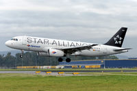 EC-ILH @ LOWL - Star Alliance (Spainair) Airbus A320-232 landing on RWY27 in LOWL/LNZ - by Janos Palvoelgyi