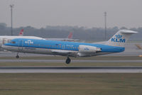 PH-KZW @ VIE - KLM cityhopper Fokker F-70 - by Joker767