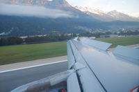 OE-LEU @ LOWI - flyNIKI Airbus A320; flight HG 8334 from Vienna to Innsbruck with Captain Niki Lauda
