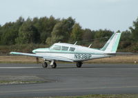 N9381P @ EGLK - LINING UP RWY 25 - by BIKE PILOT