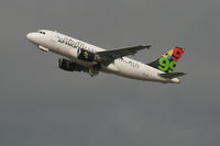 5A-OND @ EBBR - Flight 8U925 is taking off from rwy 25R - by Daniel Vanderauwera