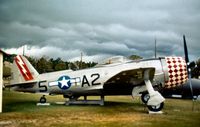 44-89320 @ VPS - P-47N Thunderbolt as displayed at the USAF Armament Museum in November 1979. - by Peter Nicholson