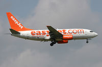 G-EZKG @ EGNT - Boeing 737-73V. On approach to Rwy 07 at Newcastle Airport. - by Malcolm Clarke