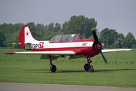 G-CBPY @ EGBR - Bacau YAK-52. At Breighton Airfield, N Yorks, UK. - by Malcolm Clarke