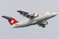 HB-IXH @ ELLX - climb out while departing ELLX