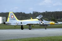 J-3001 @ LSME - The Swiss test unit Gruppe für Rüstungsdienste used J-3001 for various tests. The aircraft was abandoned a couple of years ago and was transferred to normal squadron serviceNow it is flying with the US Navy. - by Joop de Groot