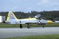 J-3001 @ LSME - The Swiss test unit Gruppe für Rüstungsdienste used J-3001 for various tests. The aircraft was abandoned a couple of years ago and was transferred to normal squadron serviceNow it is flying with the US Navy.