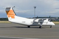 D-BIER @ EDDR - Cirrus DHC8-103 ready for departure - by FBE