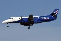 G-MAJP @ EGNT - British Aerospace Jetstream 4101 on approach to Rwy 25 at Newcastle Airport. - by Malcolm Clarke