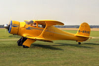 G-BRVE @ X2BD - Beech D17S at Badminton Air Day, Badminton House, Gloucs, UK in 1990. - by Malcolm Clarke