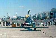 G-BOML @ LFPB - Hispano HA-1112 M1L Buchon at the Aerosalon 1999, Paris - by Ingo Warnecke