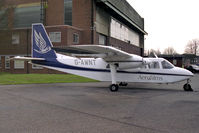 G-AWNT @ EGTC - Britten-Norman Ltd BN2A Islander at Cranfield Airfield, Beds, UK. - by Malcolm Clarke