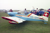 HB-SPI @ EGTC - Brugger MB-2 Colibri at the 1994 PFA Rally held at Cranfield Airfield, Beds, UK. - by Malcolm Clarke