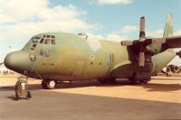 74-1681 @ MHZ - C-130H Hercules of 463rd Tactical Airlift Wing on display at the 1989 Mildenhall Air Fete. - by Peter Nicholson