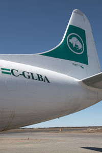 C-GLBA @ CYZF - Buffalo Airways L-188 - by Andy Graf-VAP