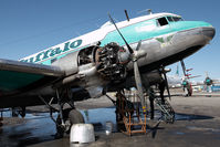 C-GPNR @ CYZF - Buffalo Airways DC 3 - by Andy Graf-VAP