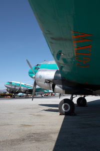 C-GTXW @ CYZF - Buffalo Airways C-46 - by Andy Graf-VAP