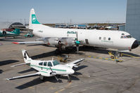 C-FBAQ @ CYZF - Buffalo Airways L-188 - by Andy Graf-VAP
