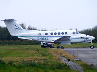 G-OEAS @ EGGP - Beech B200 Super King Air, European Air Services Ltd - by Chris Hall