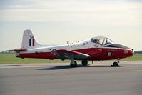 XW430 @ EGXW - BAC 84 Jet Provost T5A from RAF CFS, Scampton seen at RAF Waddington Photocall 1990. - by Malcolm Clarke