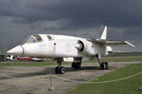 XR222 @ EGSU - BAC TSR-2 at the Imperial War Museum, Duxford in 1986. - by Malcolm Clarke