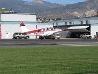 N4603R @ SZP - 1965 Piper PA-28-140 CHEROKEE, Lycoming 0-320-E2A 150 Hp, flaps landing Rwy 04 - by Doug Robertson
