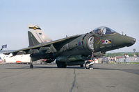 ZD324 @ EGSX - British Aerospace Harrier GR5 from RAF No 233 OCU, Wittering at Airshow Europe in 1992. - by Malcolm Clarke