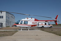 C-GWML @ CYOJ - Delta Helicopters Bell 206