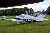G-AVOZ @ EGBP - Piper PA-28-180 Cherokee C [28-3711] Kemble~G 10/07/2004. Seen at the PFA Fly in 2004 Kemble UK. - by Ray Barber