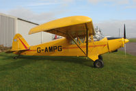 G-AMPG @ EGBG - 1946 Piper PA-12 at Leicester on the All Hallows Day Fly-in - by Terry Fletcher