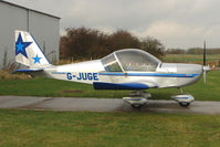 G-JUGE @ EGBG - Resident Cosmick EV-97 at Leicester on the All Hallows Day Fly-in - by Terry Fletcher